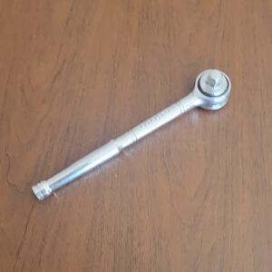 Vintage Craftsman 1/2" Drive Thumb Wheel Ratchet 9-43797 10" Long